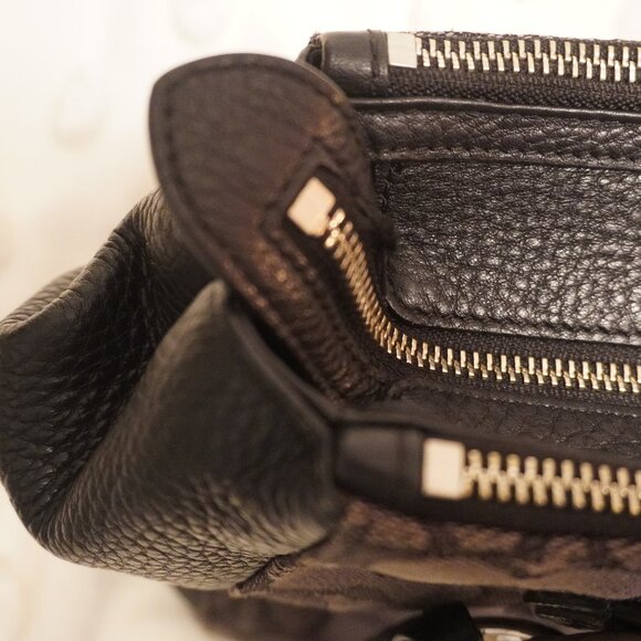 Black and Gray Coach Purse - Picture 14 of 16